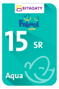 بطاقة فرندي أكوا- 15 ريال